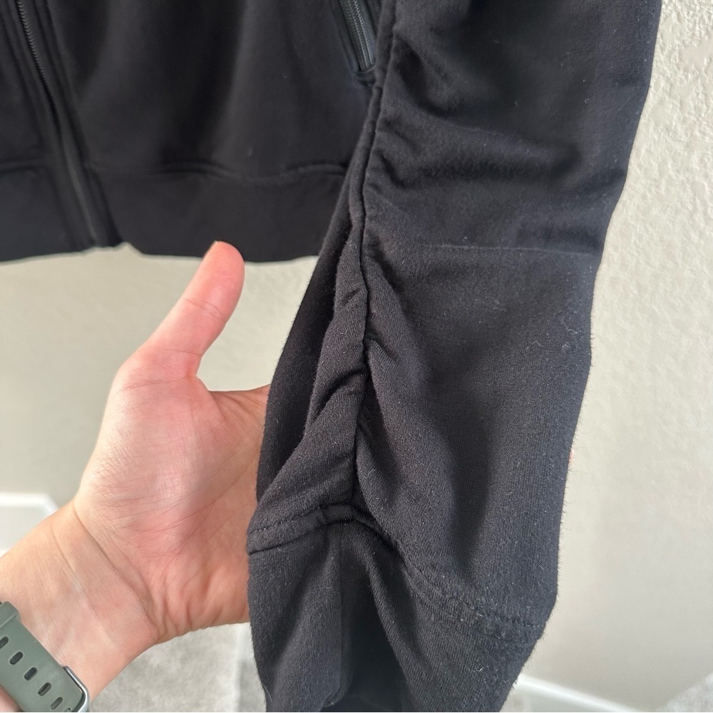 Carbon 38 Blanc Noir NWT Karuna Silk-Trim Track Jacket - Picture 6 of 9